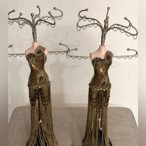 Set of Doll Jewelry Stand Swivel Display Holders 💎